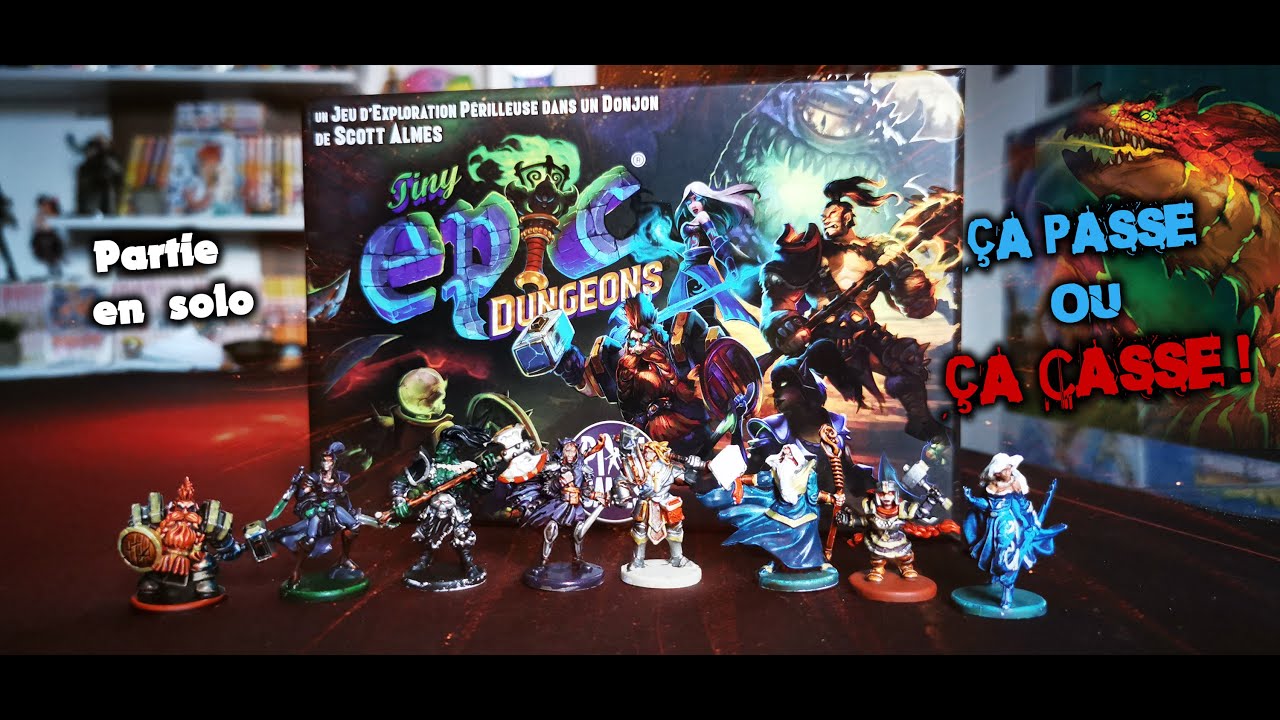 Tiny epic Dungeons en solo (Thordin & Ulessia partent en mission !)