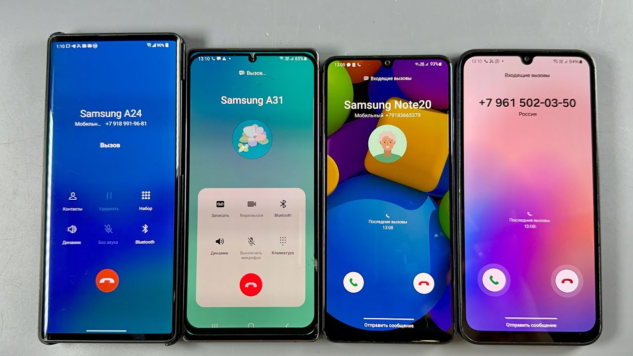 Incoming Calls Samsung Galaxy A32 + LG Wing + Samsung Galaxy A24 + Samsung Galaxy Note 20