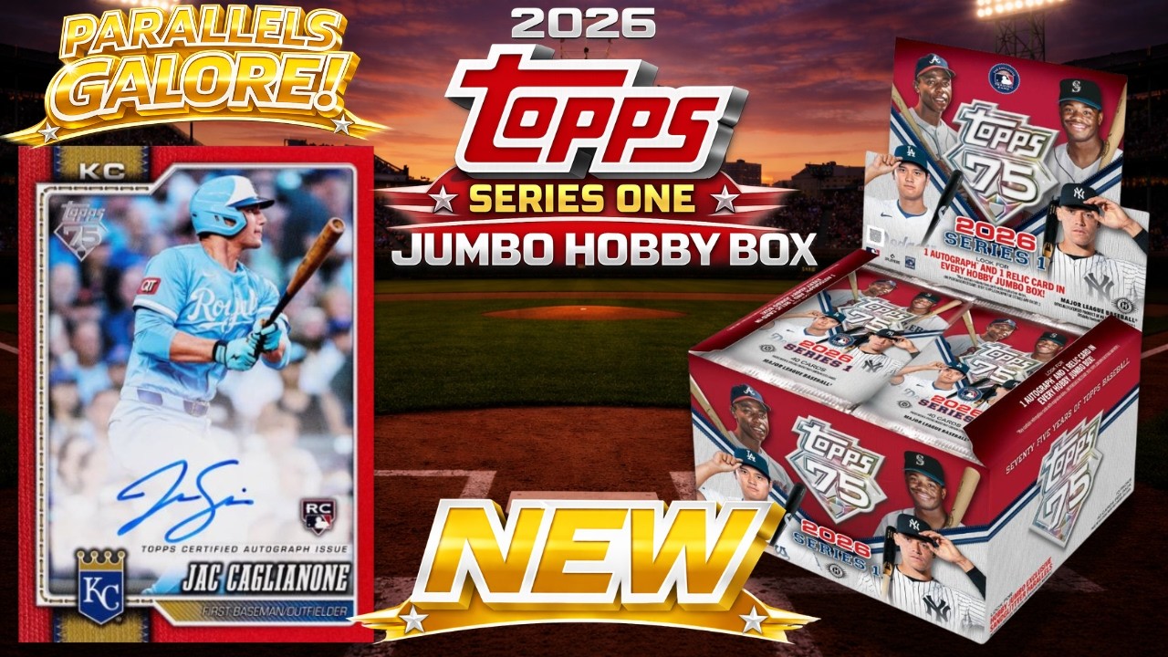 *🚨NEW 2026 TOPPS SERIERS 1 JUMBO HOBBY - PARALLELS GALORE!