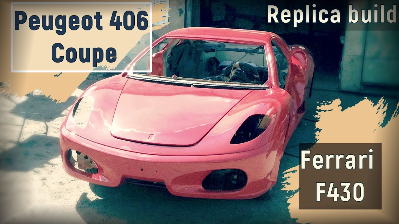 Реплика Ferrari F430 из Peugeot 406 Coupe своими руками