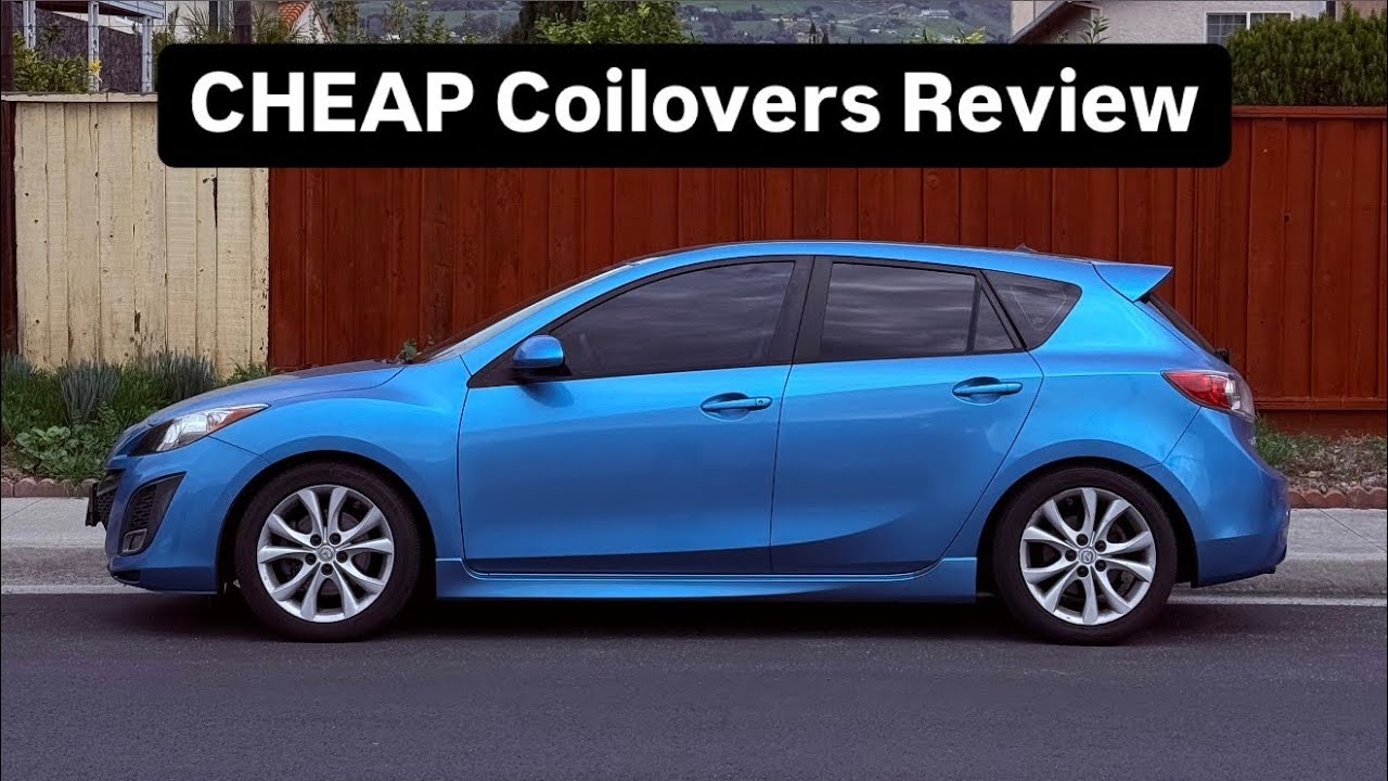 Are $300 Coilovers Worth It? Flashark Suspension Review 2004-2013 Mazda 3 Shocks and Struts Install