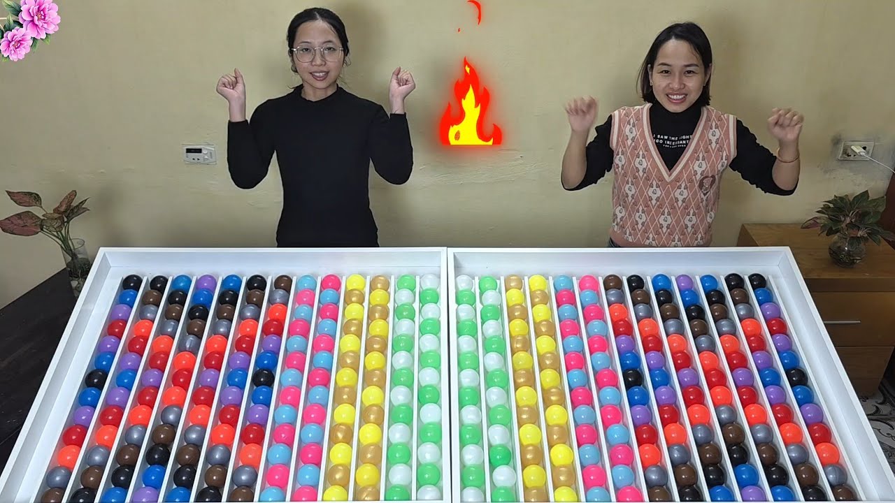 👯‍♂️ Color Ball Sorting Game | Relaxing Puzzle Challenge with a Friend 🎨
