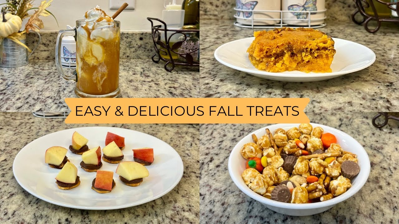 EASY & DELICIOUS FALL TREATS | MUST TRY AUTUMN SNACK IDEAS | HALLOWEEN | THANKSGIVING