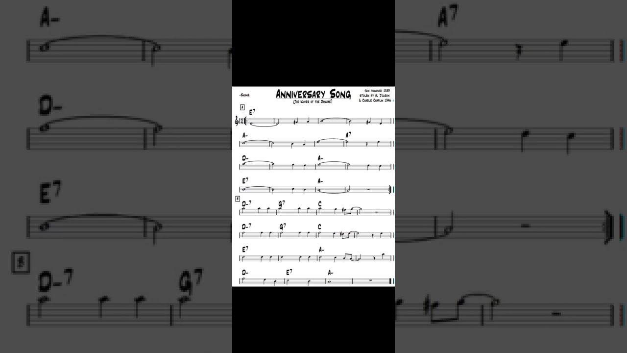 Danube Anniversary Song Backing Track 190bpm
