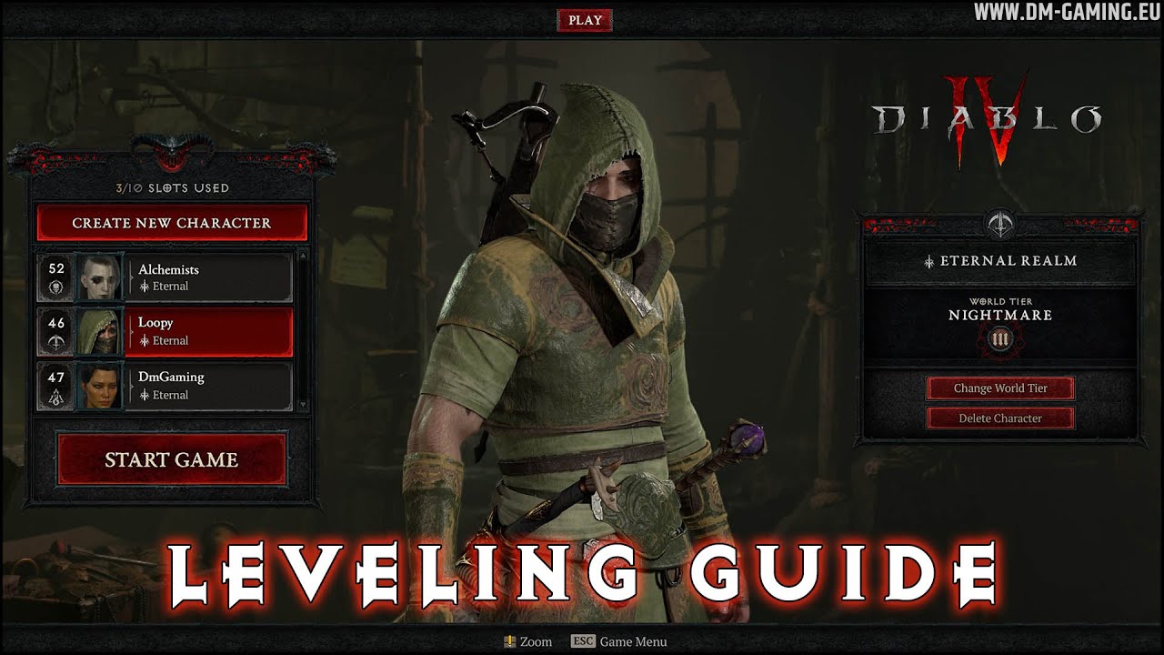 Diablo 4 Experience Guide, how to quickly get levels!