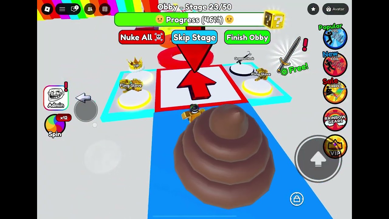 Roblox-insanely easy￼ obby