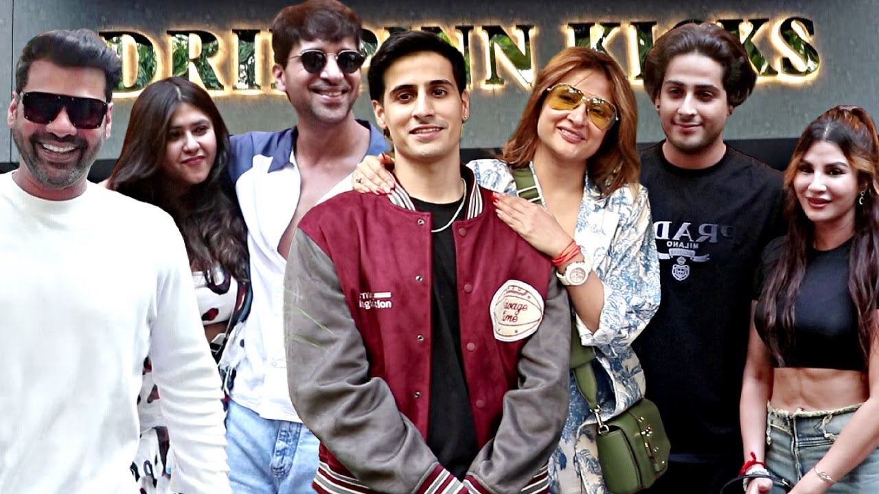 Urvashi Dholakia Son Sagar Dholakia New Sneaker Store Launch | Ekta Kapoor, Priyanka Tyagi, Arslan