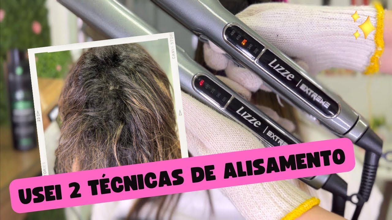 Progressiva sem formol - Usei 2 técnicas neste cabelo, olha no que deu!😱