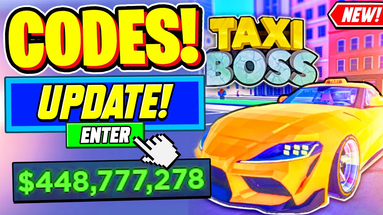 ⚠️Новое⚠️ ВСЕ РАБОЧИЕ КОДЫ для Taxi Boss 2026 - Roblox Taxi Boss Codes 2026