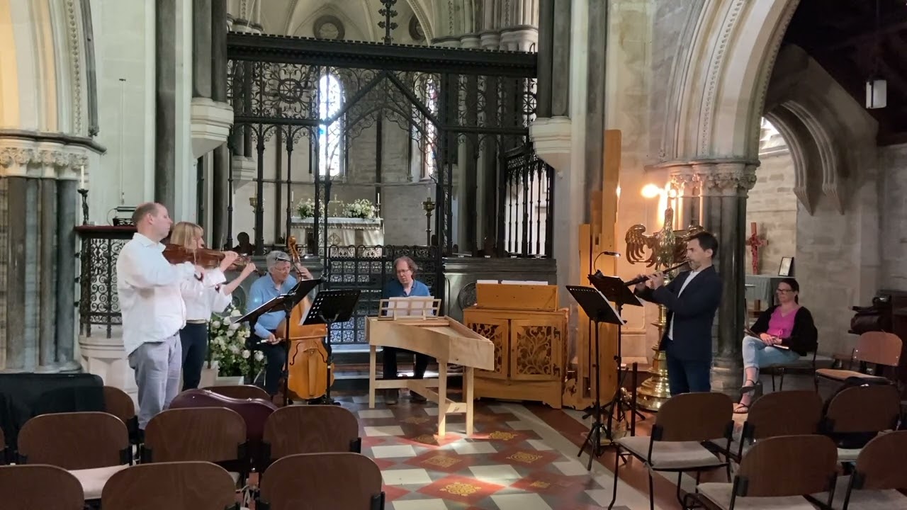 In Echo - Pachelbel's Canon in D in rehearsal