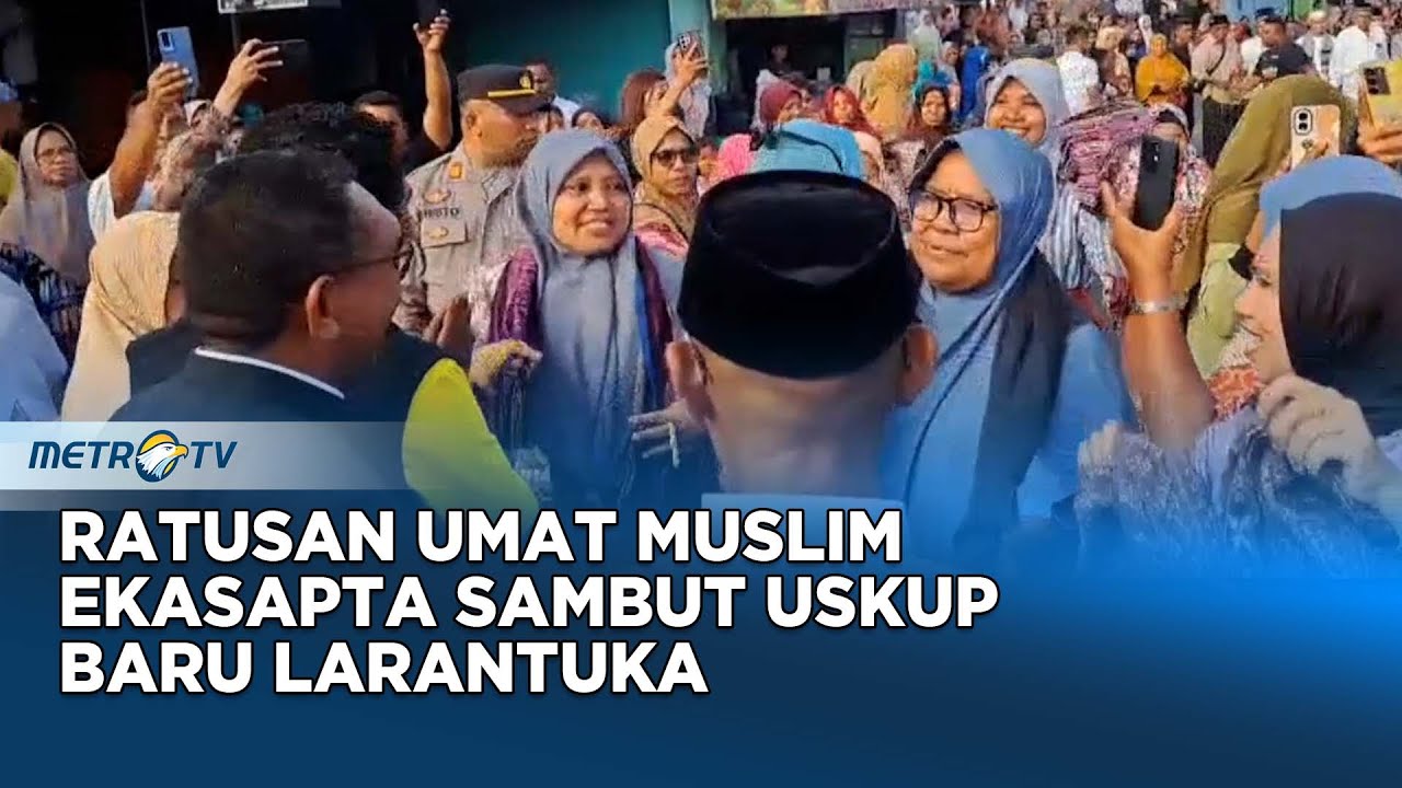 Wujud Kerukunan, Umat Muslim Ekasapta Sambut Uskup Larantuka Terpilih