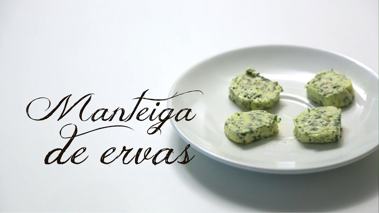 Como fazer manteiga de ervas