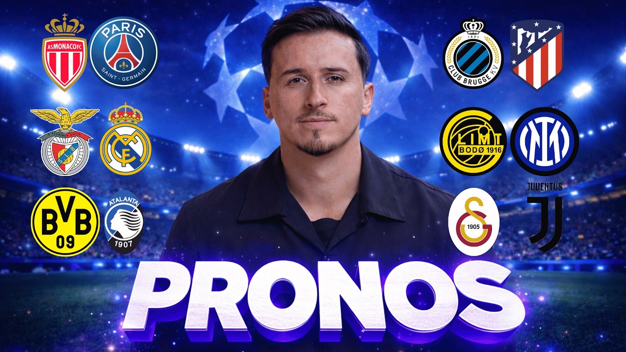 MES PRONOS LIGUE DES CHAMPIONS : 8 PRONOSTICS FOOT