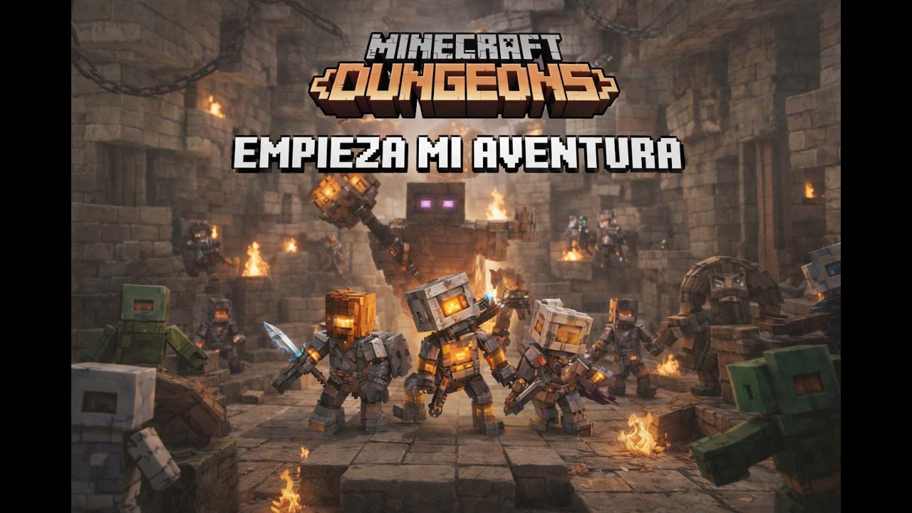 Minecraft Dungeons: Empieza mi aventura!