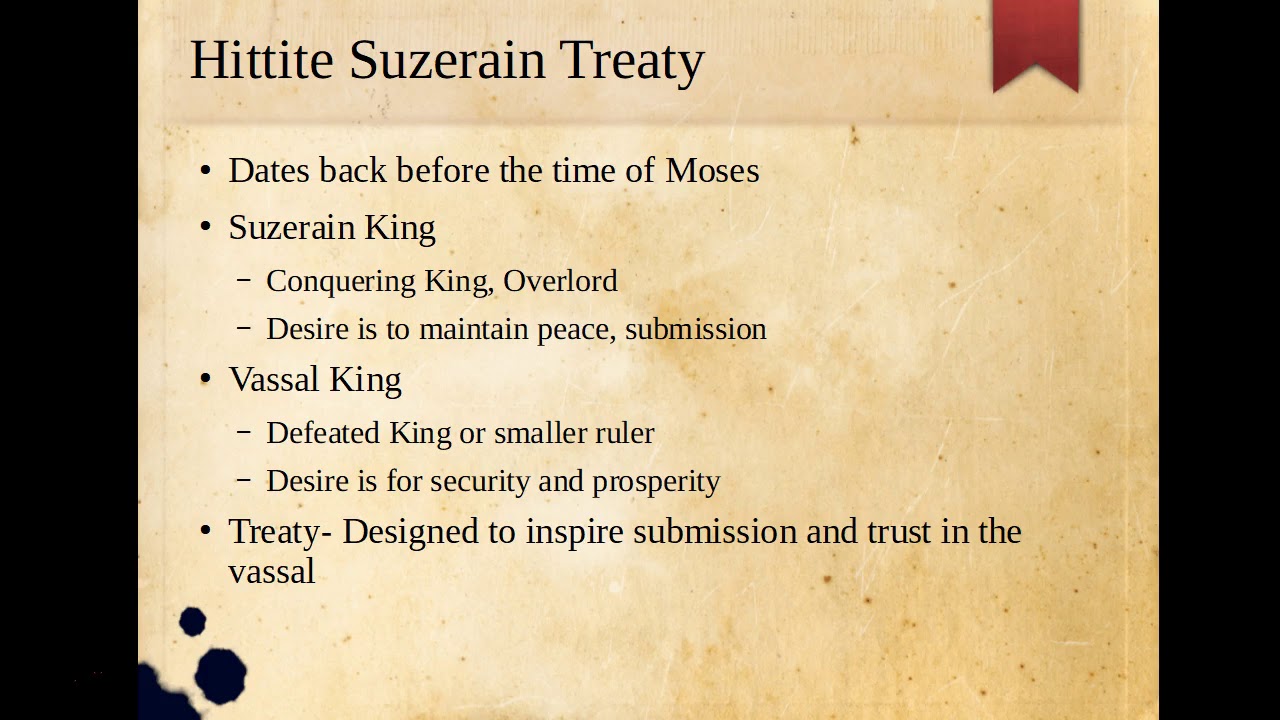 Hittite Suzerainty Treaties