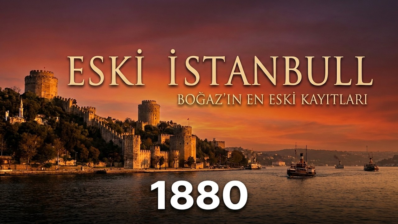 İstanbul Boğazının En Eski Video Çekimleri. Old Istanbul and Bosphorus.