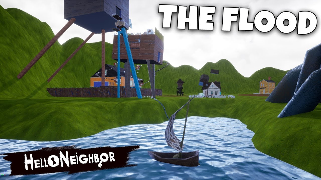 HELLO NEIGHBOR THE FLOOD MOD GAMEPLAY