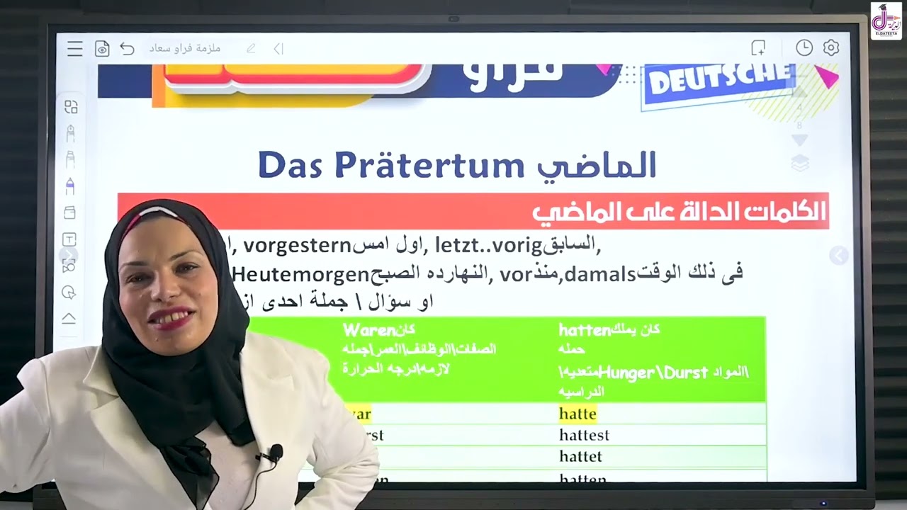 مراجعة اللغة الألمانية بالكامل في ساعة واحدة | الصف الثاني الثانوي | فراو سعاد