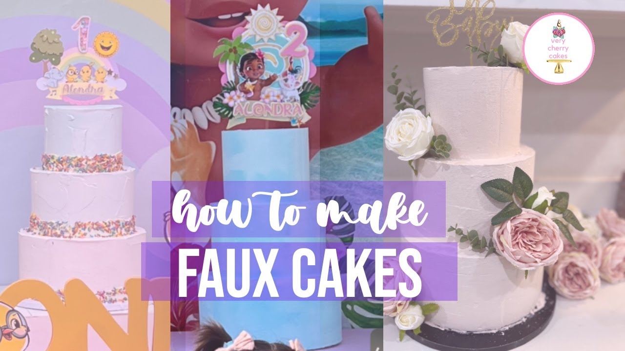 Making a Fake Cake