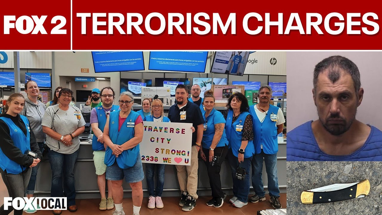 Walmart stabbing suspect to be charged with terrorism