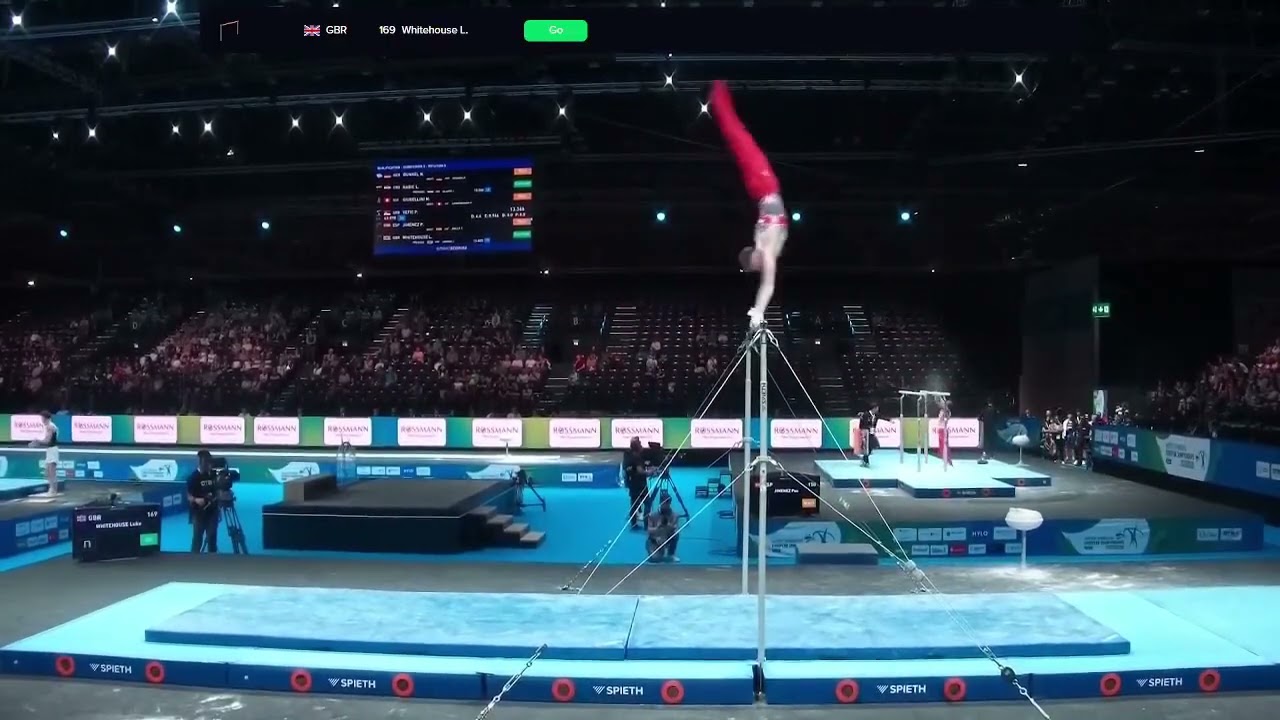 Luke Whitehouse. 2025 European Championships. Qual/TF. HB