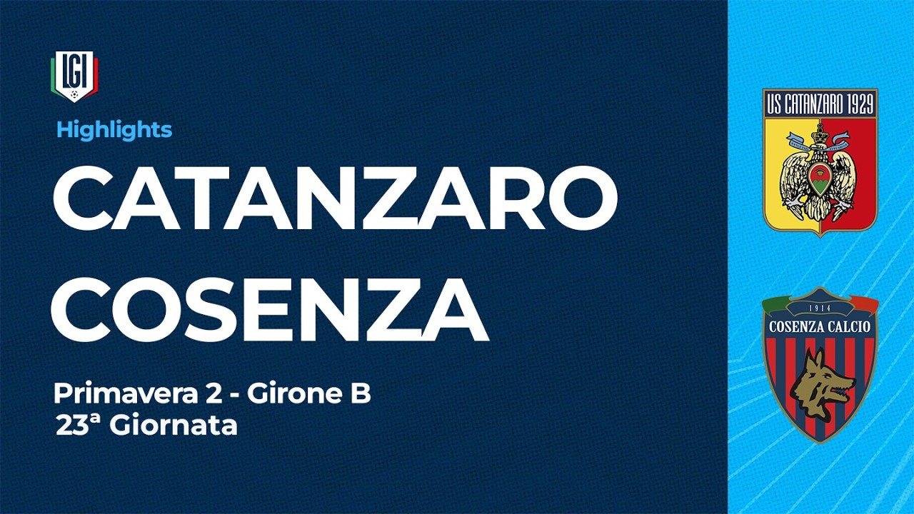 Highlights Catanzaro-Cosenza | 23ª giornata Campionato Primavera 2 | stagione 2025-26