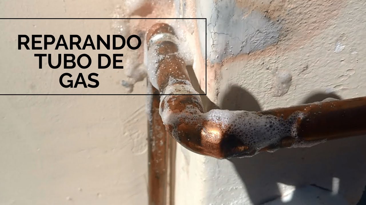 ¡Reparando tubo de gas!
