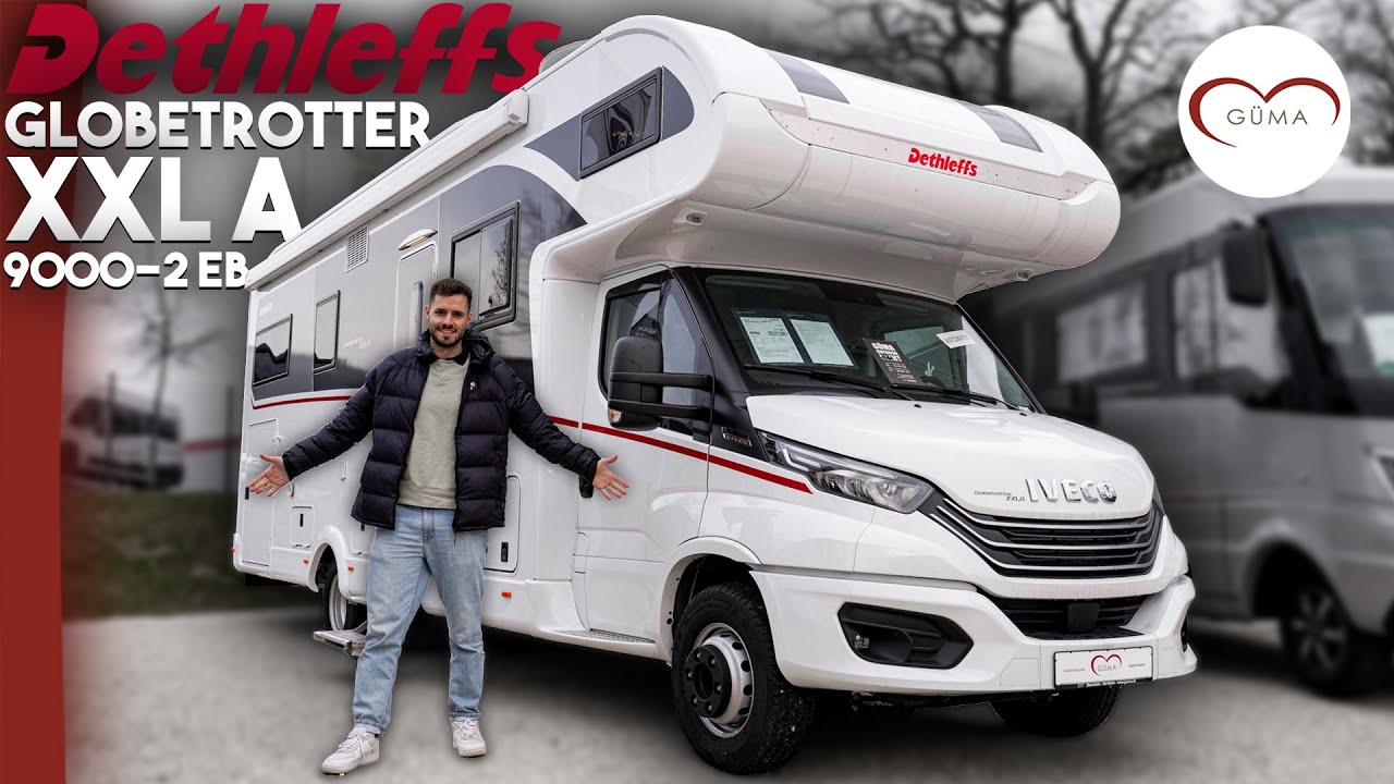 Dethleffs Globetrotter XXL A 9000-2 EB 🔥 | 250.000 EURO Luxus-Alkoven für 6 Personen ❗💸| GÜMA TV