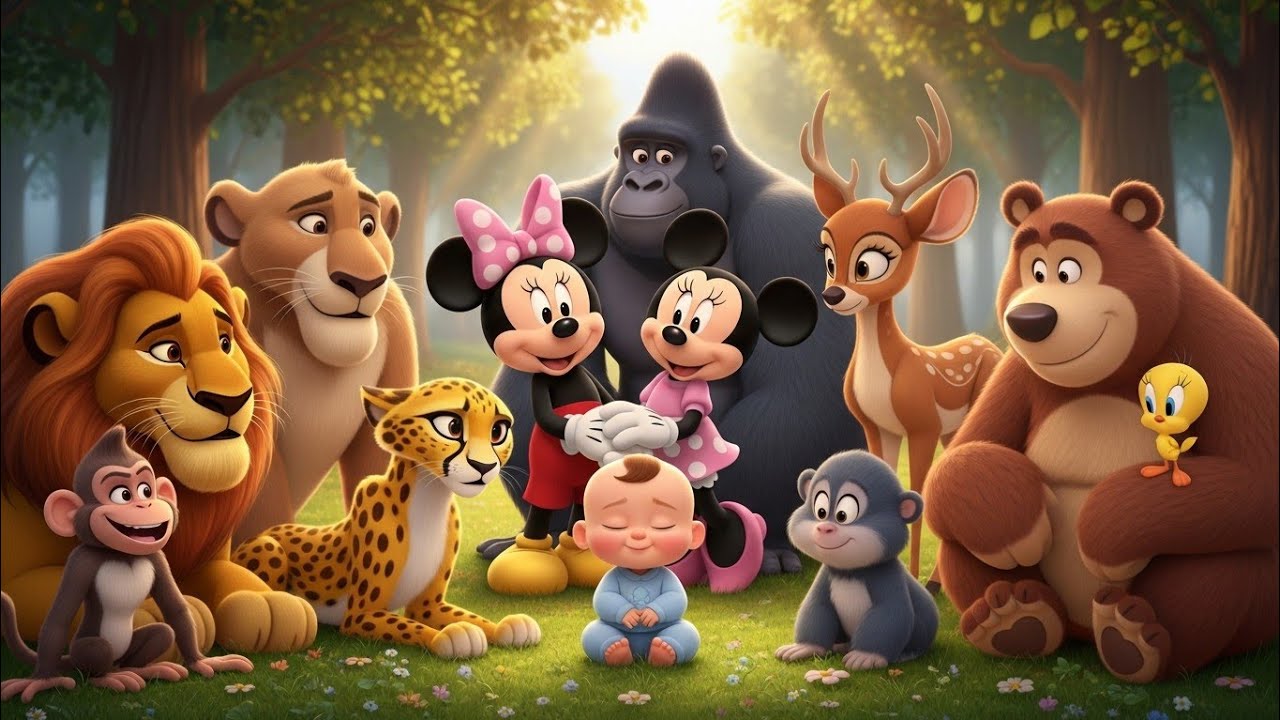Cute Gorilla Family Fun | Nursery Rhymes | Kids Video Cartoon | Jungle Story for Kids