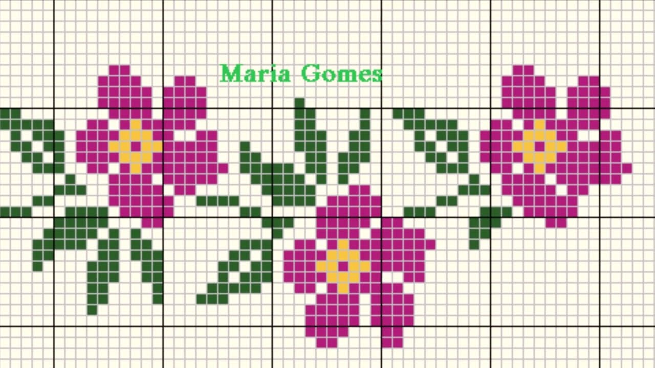 Ponto Cruz 602 Gráficos Criados por Maria Gomes para Si #mariagomespontocruz