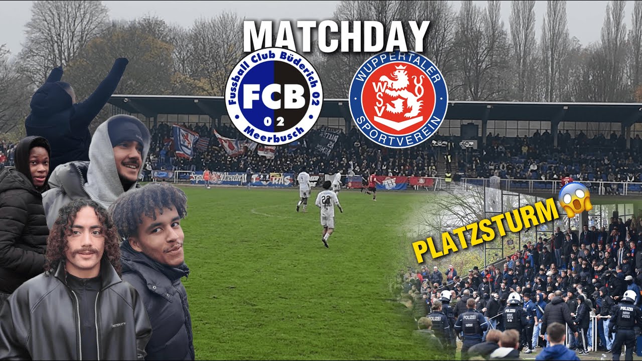 🥷WUPPERTAL ULTRAS PLATZSTURM💥POLIZEIEINSATZ🚓TOR IN 90+5🥅⚽| FC B&uuml;derich vs Wuppertaler SV🏆 | TheBoyOA