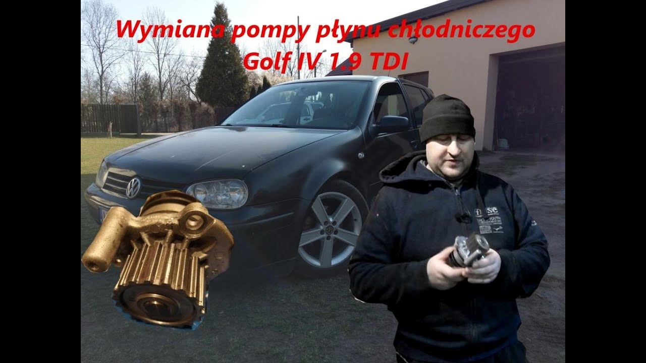 Wymiana pompy płynu chłodniczego Golf IV 1.9 TDI