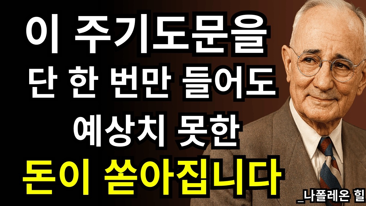 기도가 아니라 기적! 🔥 금지된 주기도문, 오늘 당신의 부가 옵니다 | 나폴레온 힐