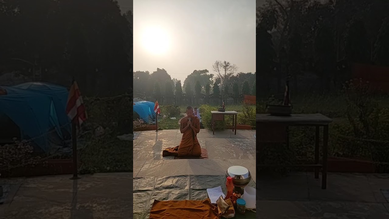 15/03/69-สวดมนต์ไหว้พระก่อนฉันภัตตาหาร ณ แดนพุทธภูมิ ประเทศอินเดีย