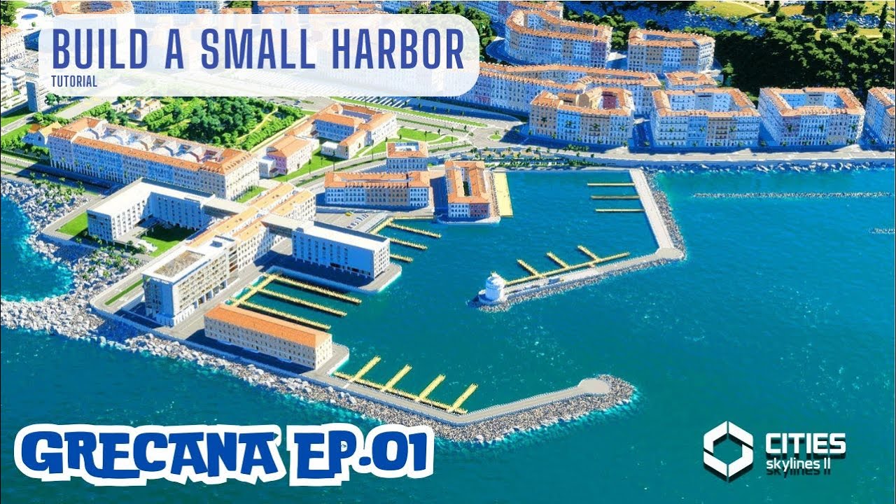 I Built a Small Harbor in Cities: Skylines 2 - A Seaside Story