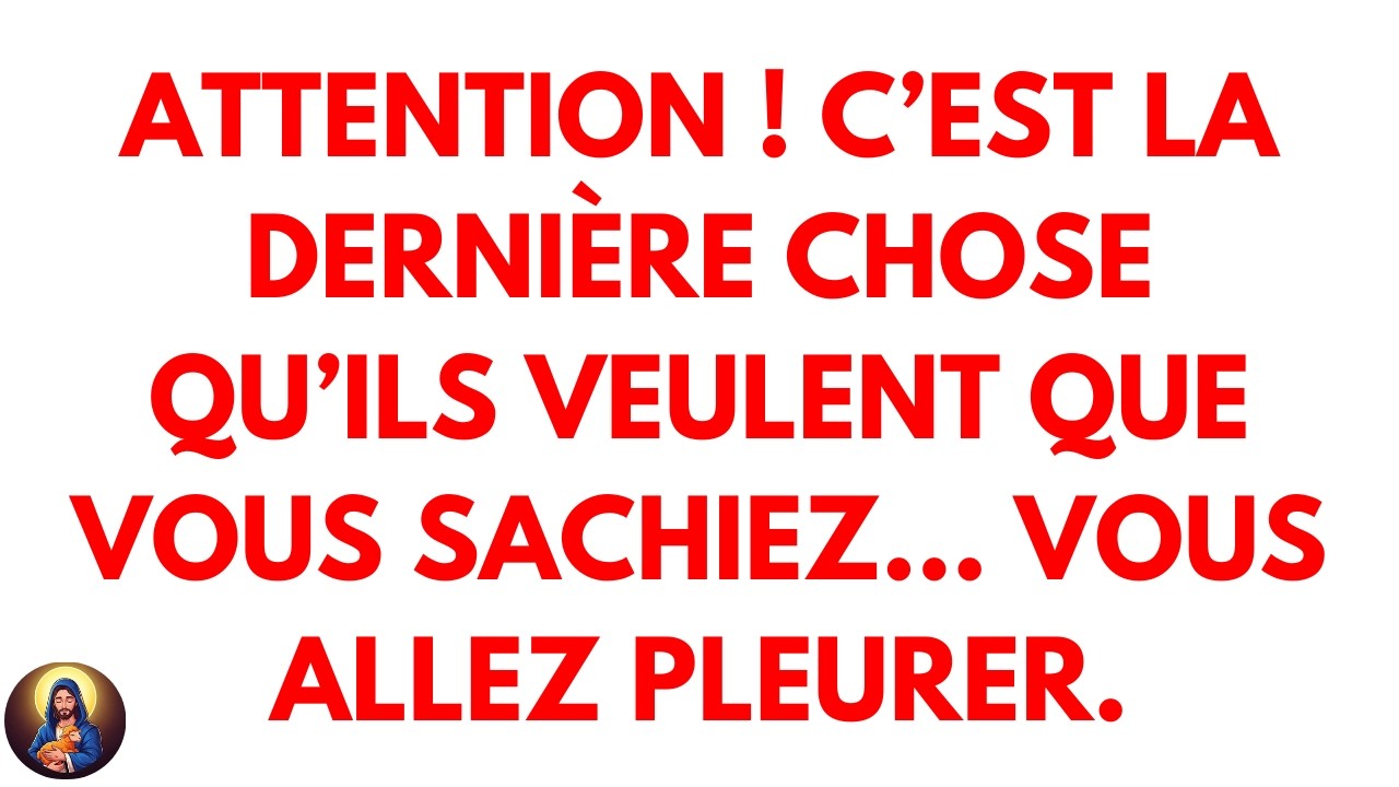 🚨ATTENTION ! C’EST LA DERNIÈRE CHOSE QU’ILS VEULENT QUE VOUS SACHIEZ… VOUS ALLEZ PLEURER.