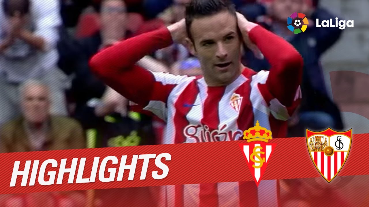 Resumen de Sporting de Gij&oacute;n vs Sevilla FC (1-1)
