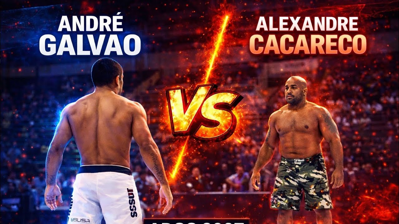 Andre Galvao No Gi Grappling Match vs Alexandre Cacareco Ferreira ADCC 2007
