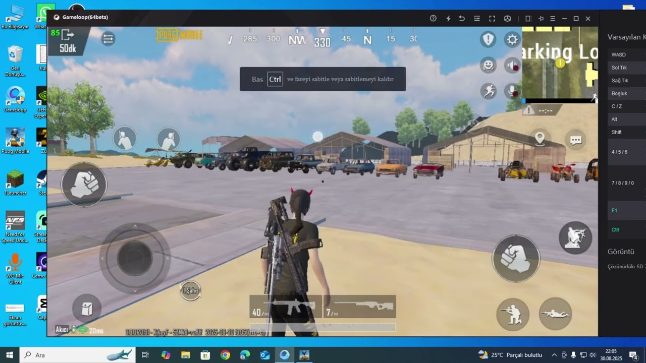 HAVADA DROPSHOT NASIL YAPILIR / PUBG MOBILE