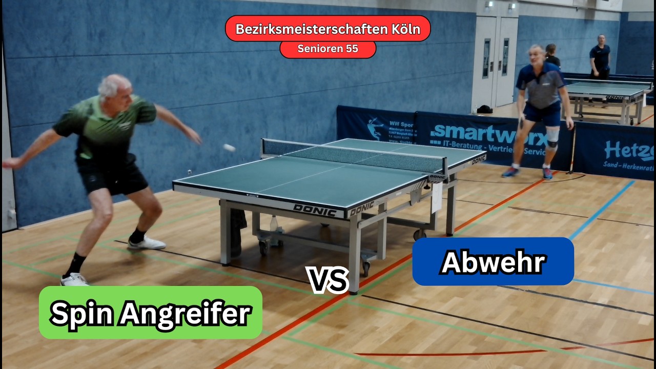 🏓Kampf für die Westdeutschen🏓J.Jakobs (1707) - C.Krome  (1696) I Senioren 55 Bezirksmeisterschaften