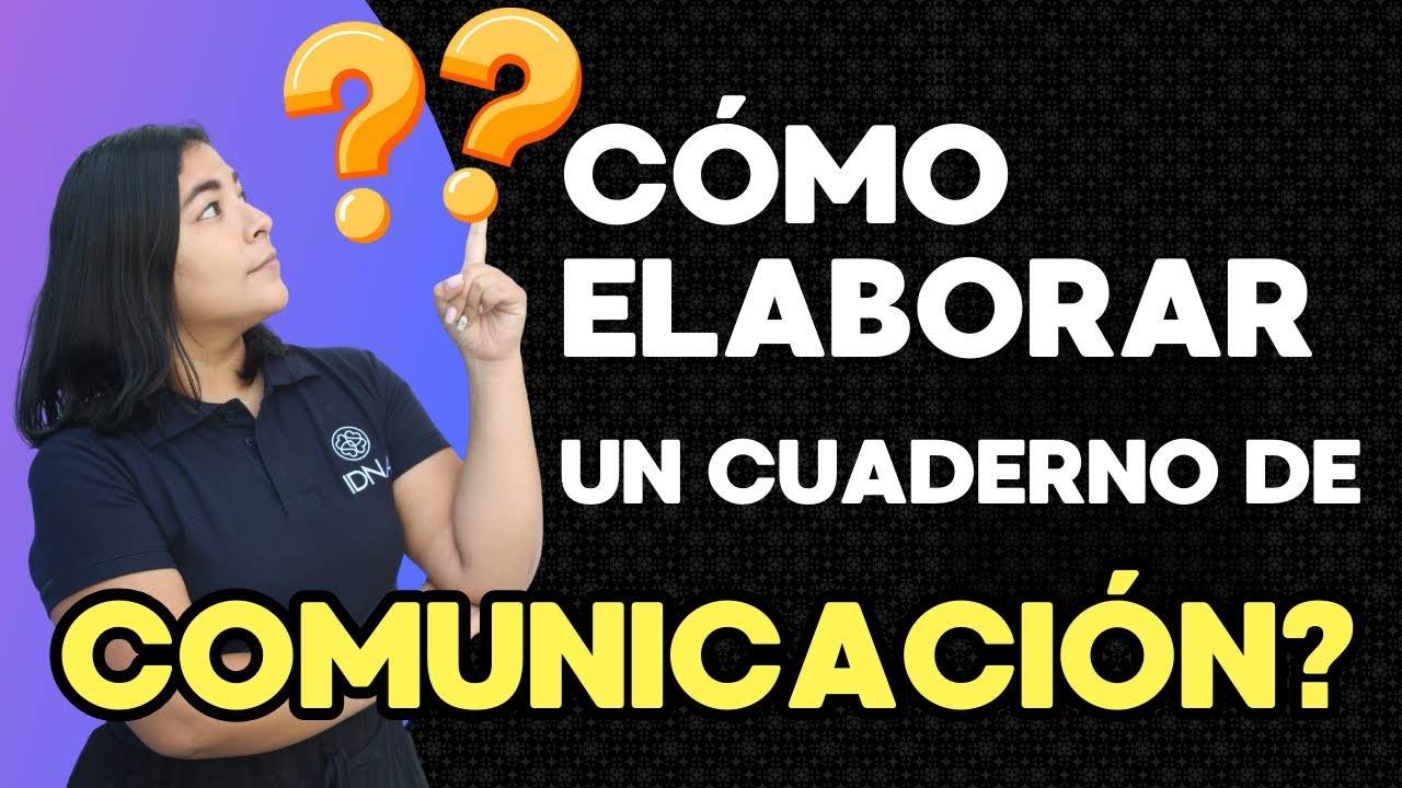 ¿CÓMO ELABORAR UN CUADERNO DE COMUNICACIÓN PARA NIÑOS TEA?