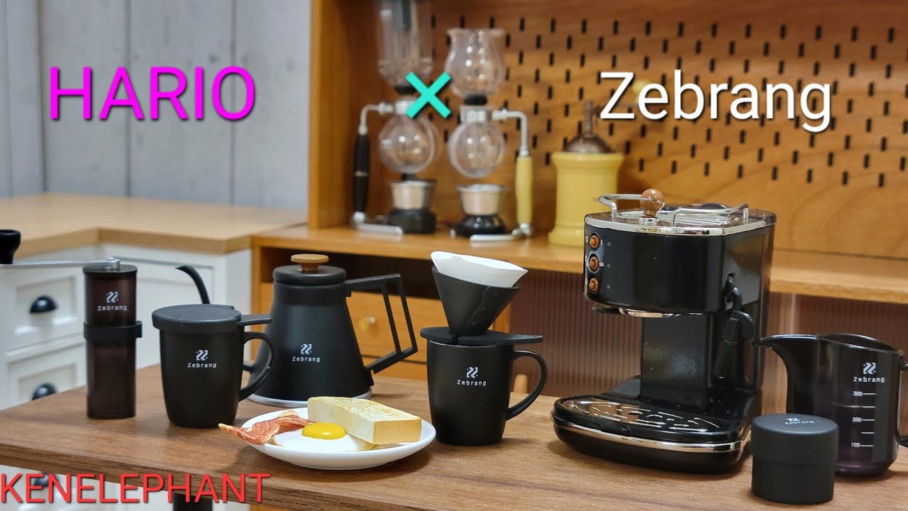 KENELEPHANT HARIO × Zebrang  Miniature Collection咖啡器具扭蛋開箱～ガチャガチャカプセルトイ~Toy Capsule of HARIO×Zebrang