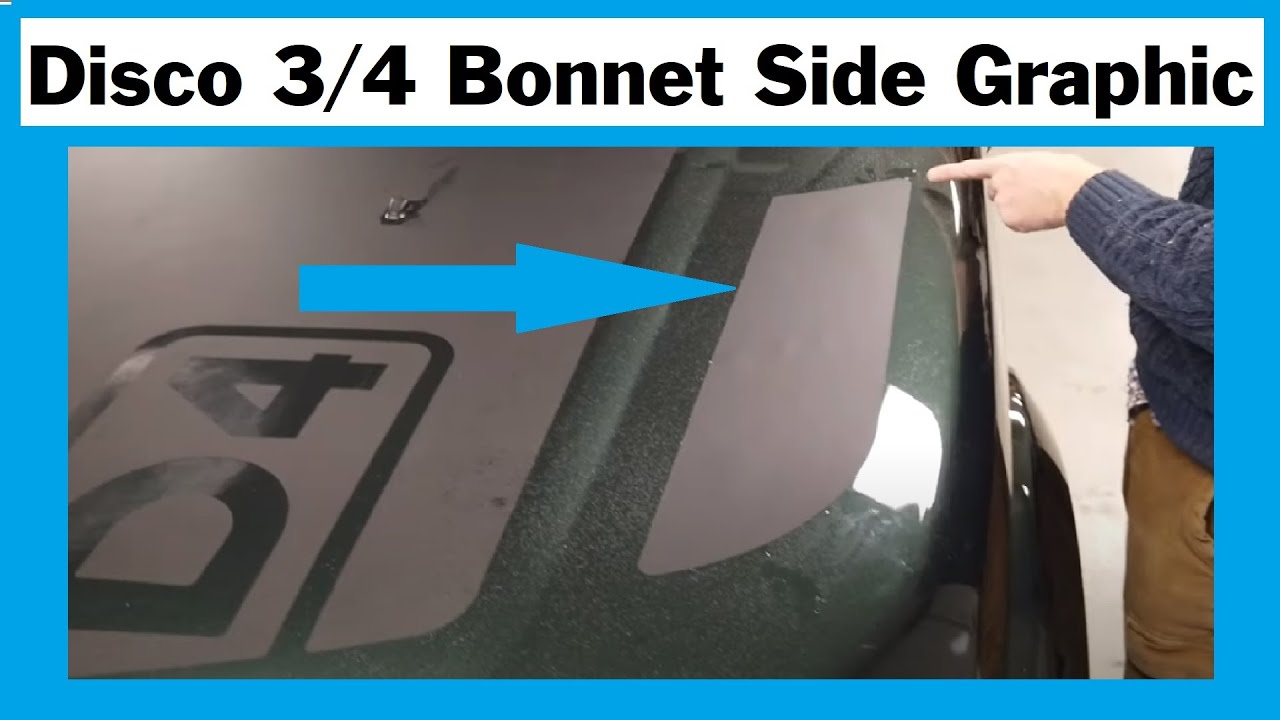 Land Rover Discovery 3/4 bonnet side graphics panels