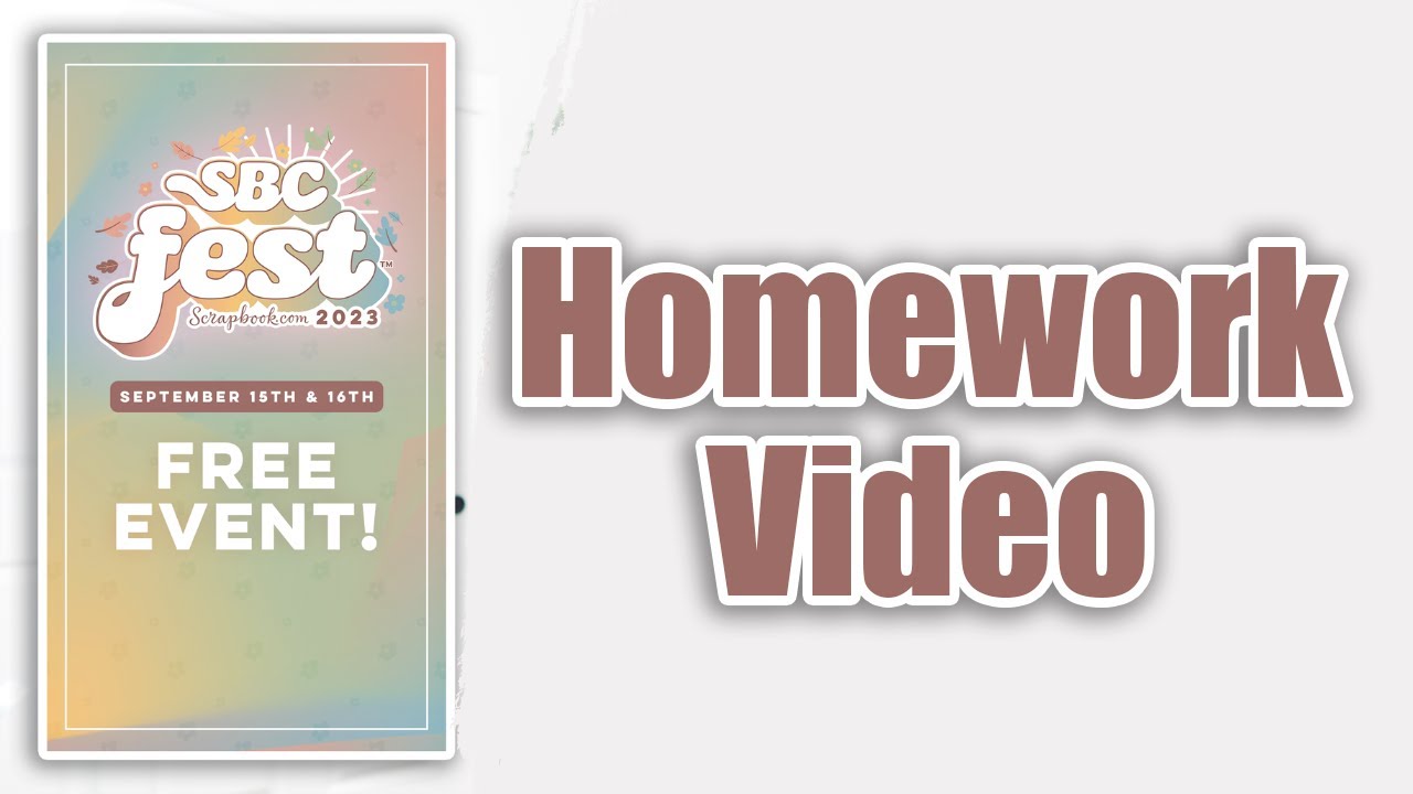 SBC Fest 2023! Craft along with me!