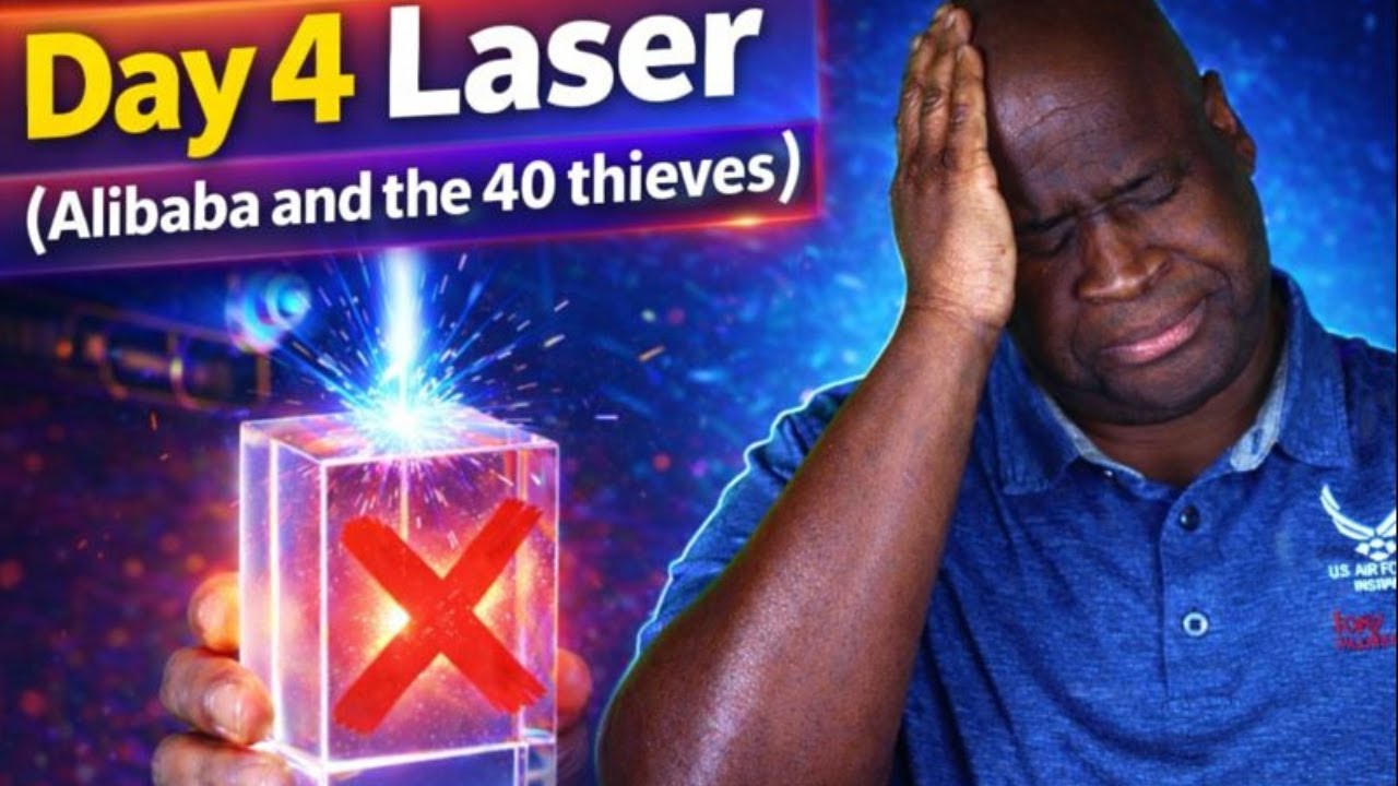 Alibaba K9 Crystal Test – Day 4 FAIL (No Engraving Again)