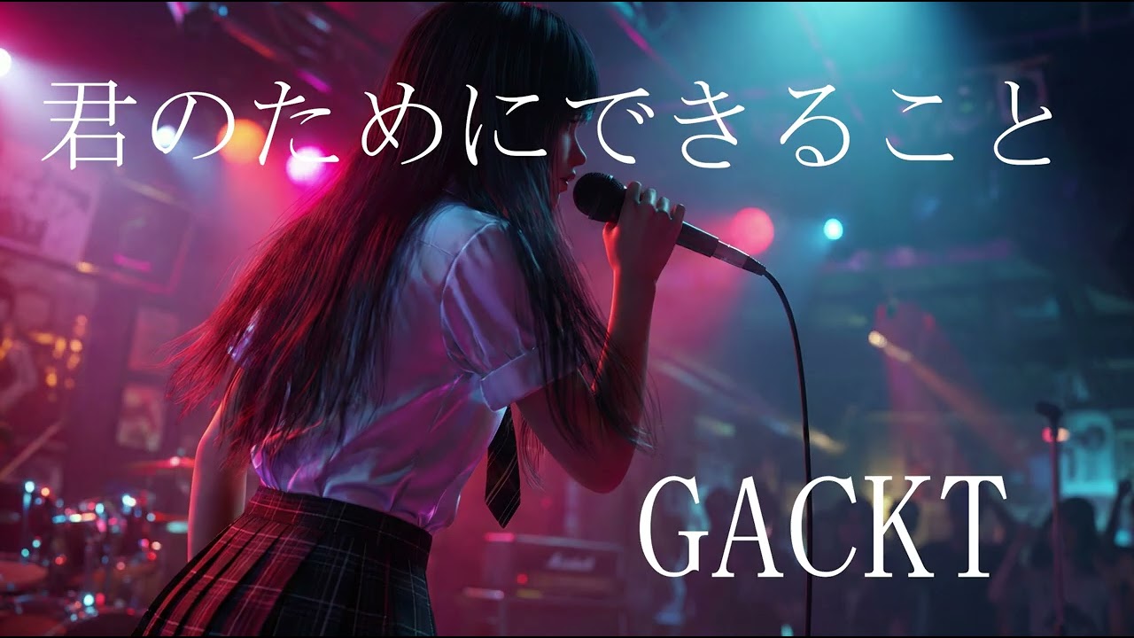 君のためにできること / GACKT｜もしもガールズバンドが歌ったら【AI Cover】