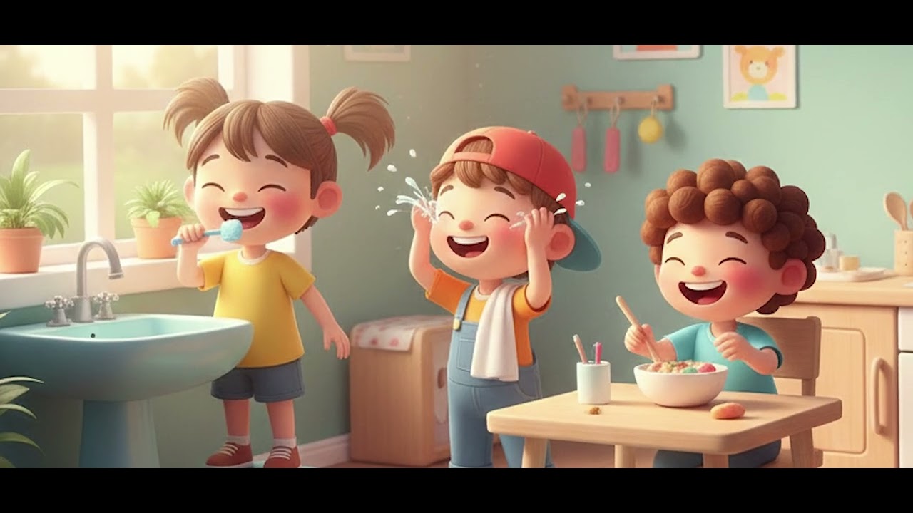 Happy Morning Routine | Daily Routine Song for Kids | Kids Educational Music