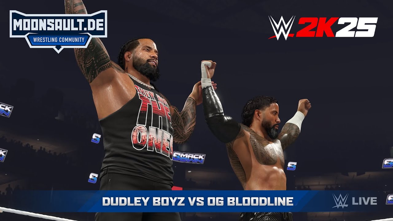 WWE 2K25 - Dudley Boyz vs OG Bloodline