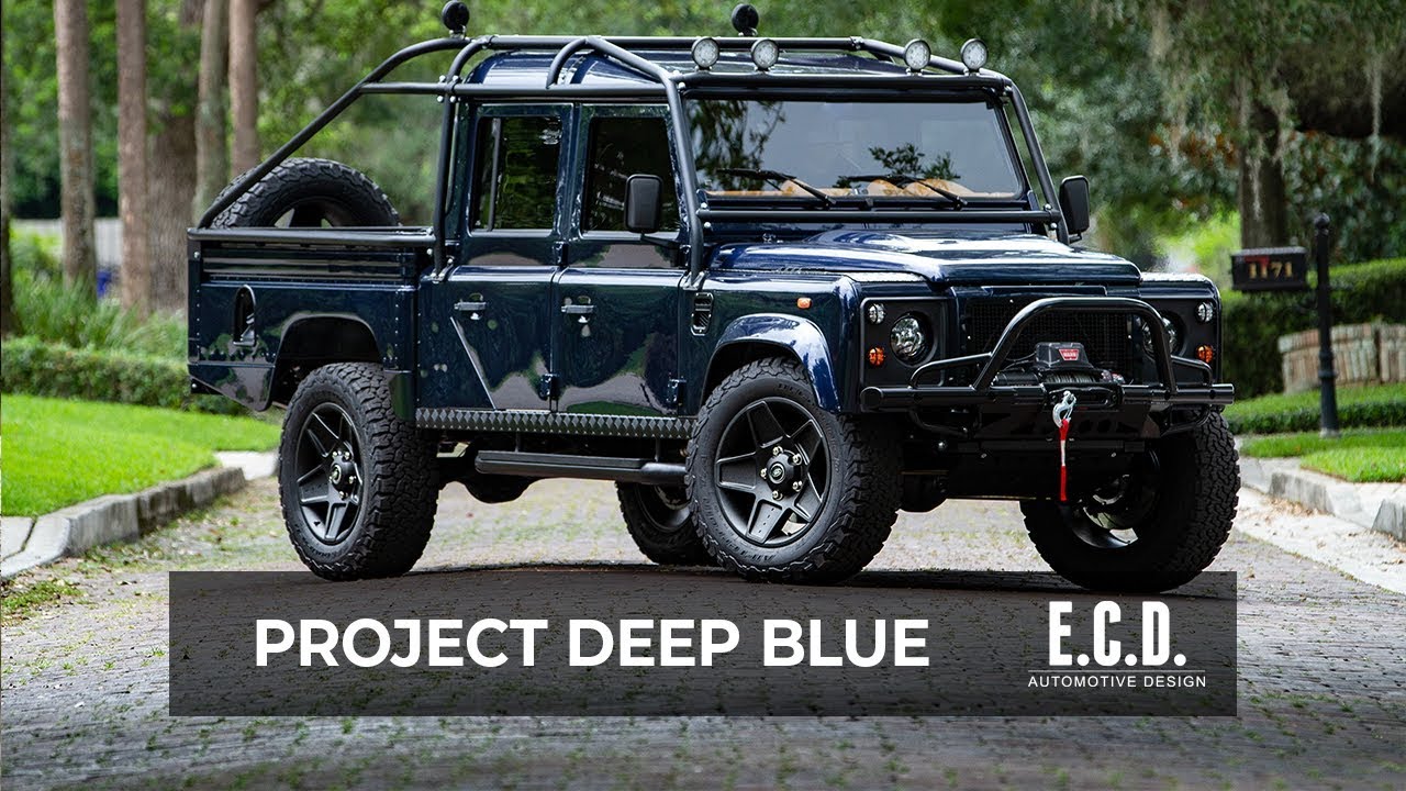 Restored Defender 130 Boasts 565-HP with Borla Exhaust | Project Deep Blue | D130