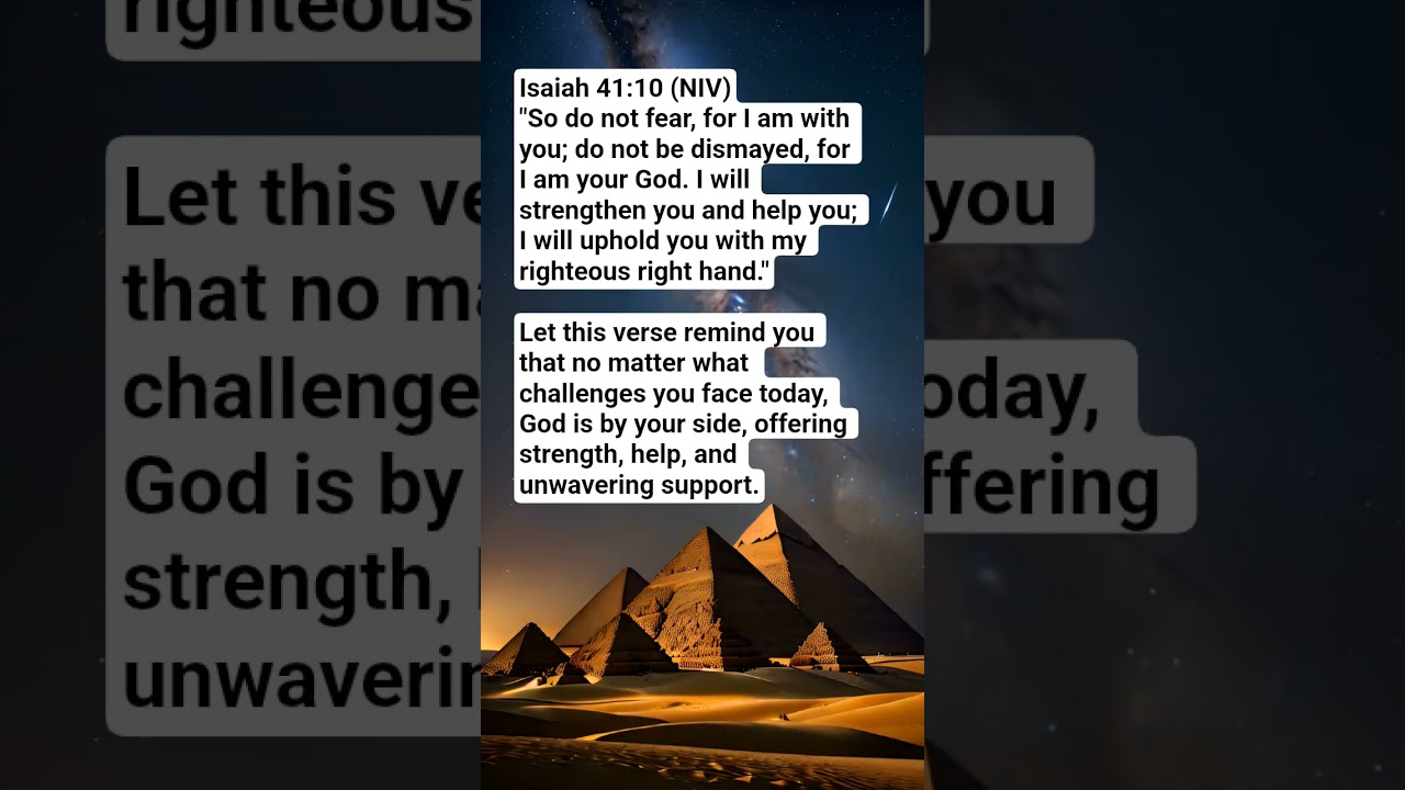 Isaiah 41:10 #bibleverse #faithoverfear #psalm100 #prayer #motivation #biblepassage